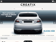 Tablet Screenshot of creatix.se